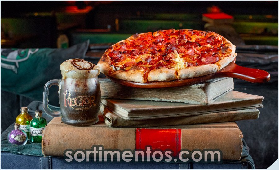 Pizzaria temática Hector em Gramado na Serra Gaúcha - Sortimentos Pizzarias em Gramado