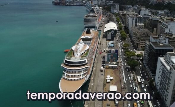 Terminal Maritimo de Passageiros do Porto de Salvador na Bahia