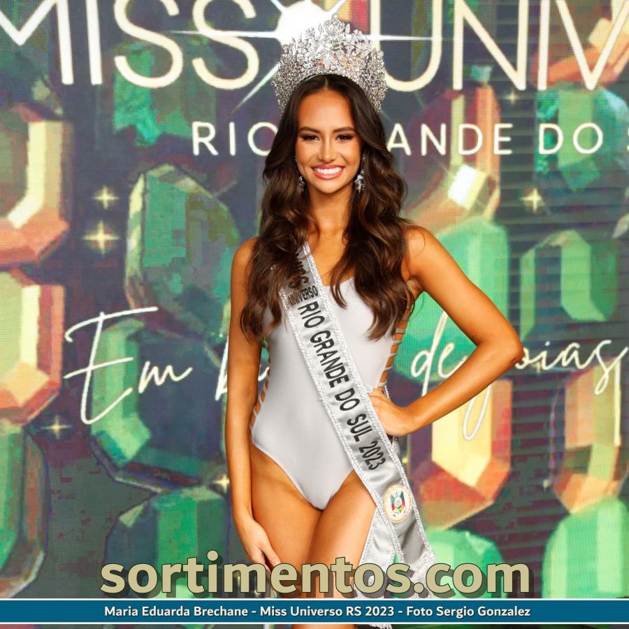 Maria Eduarda Brechane - Miss Universo RS 2023 - Foto Sergio Gonzalez 