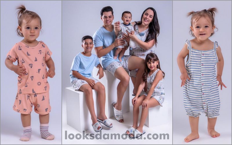 Hora do Sono Pijamas : 'Coleção Mar de Minas' - Pijamas da Moda Verão 2025 - Sortimentos.com