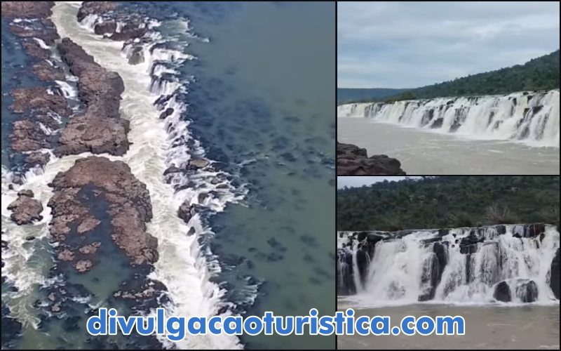 Salto Yucumã no Parque Estadual do Turvo em Derrubadas no Rio Grande do Sul