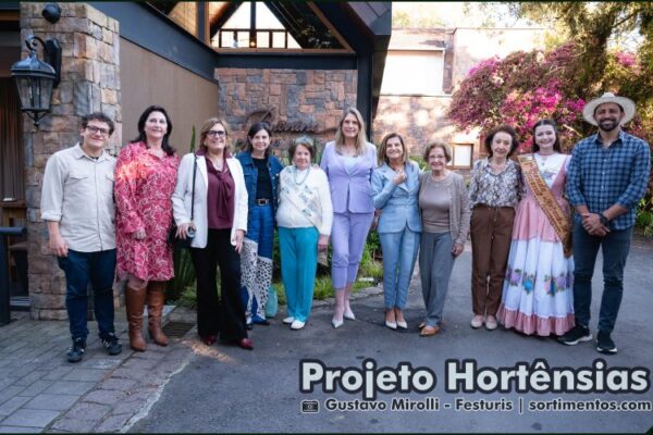 Padrinhos do Projeto Hortênsias que será lançado no Festuris Gramado - sortimentos.com
