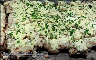 Porco à paraguaia no restaurante Casa da Vó em Ponta Grossa nos Campos Gerais do Paraná