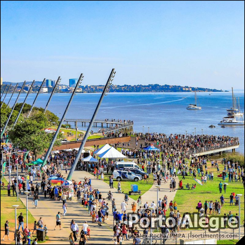 Orla do Guaíba em Porto Alegre - Sortimentos.com Turismo no Rio Grande do Sul