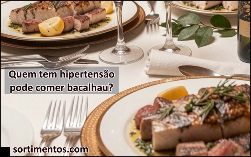 Quem tem hipertensão pode comer bacalhau? - Sortimentos Gastronomia e Saúde