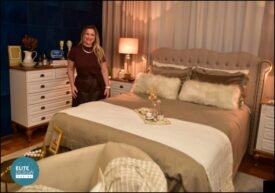 'Suíte de Casal L’Art de Dormir' da arquiteta Priscilla Lougue - Ambientes na Mostra Elite Design 2026