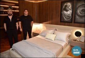 Ambiente 'Exílio de Kronos' dos arquitetos Augusto Donato e Shaylon Lima - Mostra Elite Design 2026