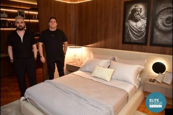 Ambiente 'Exílio de Kronos' dos arquitetos Augusto Donato e Shaylon Lima - Mostra Elite Design 2026