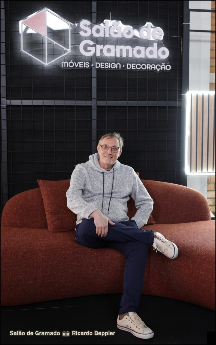 Fabio Juchen, editor dos sites da Sortimento Comunicação, no Salão de Gramado 2026