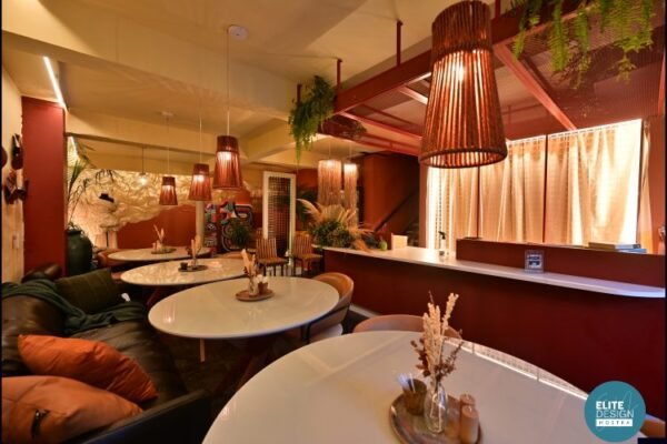Caroline Oliveira e Lucas James Becker assinam 'La Cumparsita Café Lobby Hotel' da Mostra Elite Design