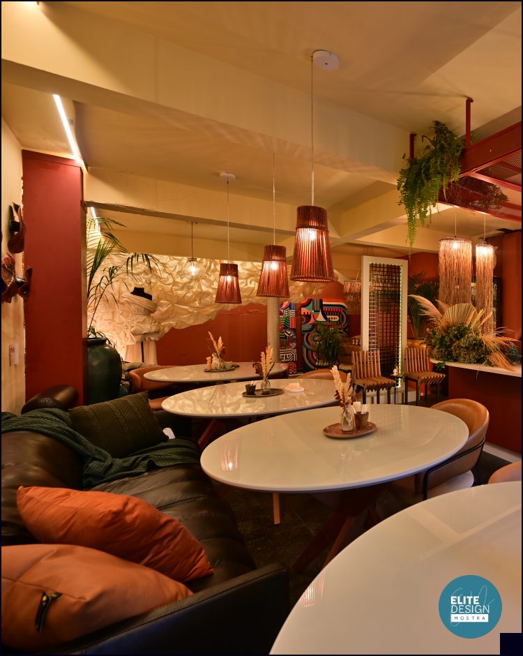 Caroline Oliveira e Lucas James Becker assinam 'La Cumparsita Café Lobby Hotel' da Mostra Elite Design