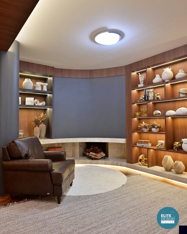 'Gesto de Receber – Grande Living da Lareira' da Mostra Elite Design