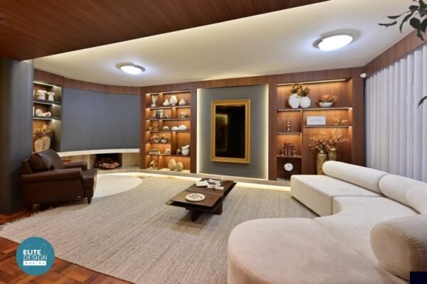 'Gesto de Receber – Grande Living da Lareira' da Mostra Elite Design