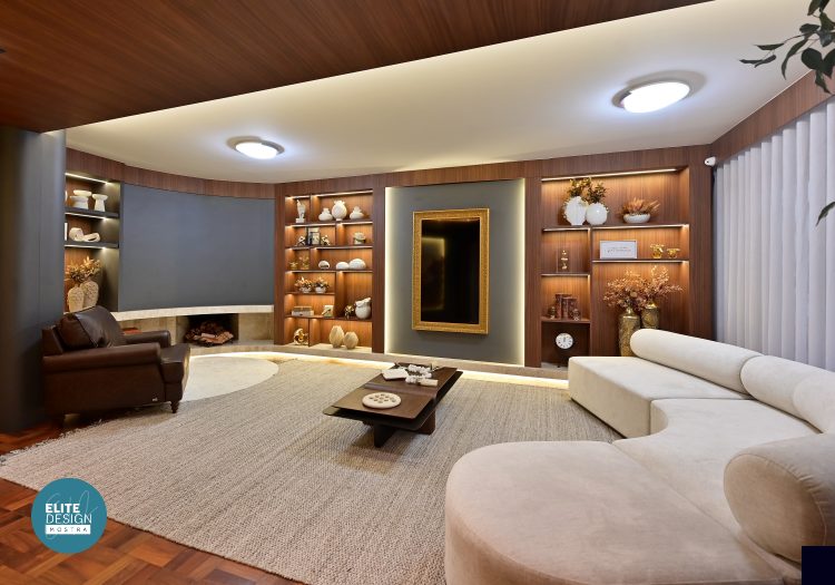 'Gesto de Receber – Grande Living da Lareira' da Mostra Elite Design