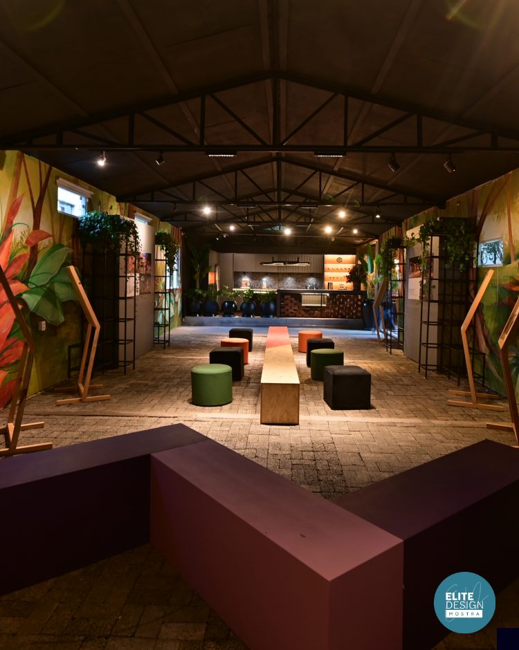 Projeto 'Lounge – Caminhos da Arquitetura' da ZA Arquitetos na Mostra Elite Design