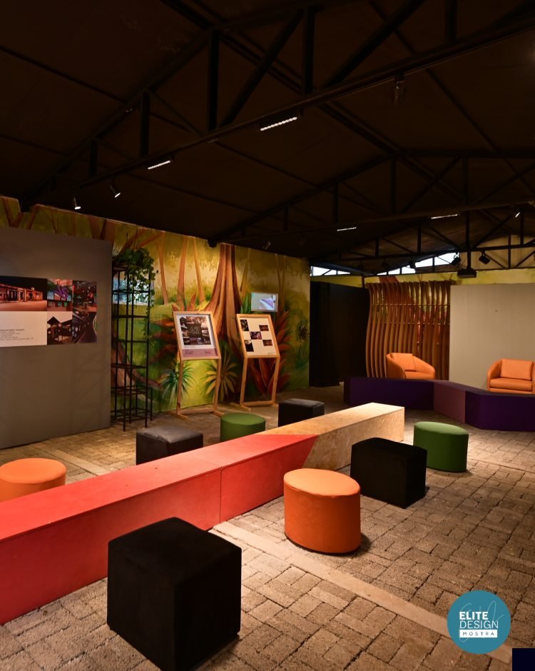 Projeto 'Lounge – Caminhos da Arquitetura' da ZA Arquitetos na Mostra Elite Design