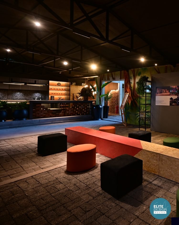 Projeto 'Lounge – Caminhos da Arquitetura' da ZA Arquitetos na Mostra Elite Design