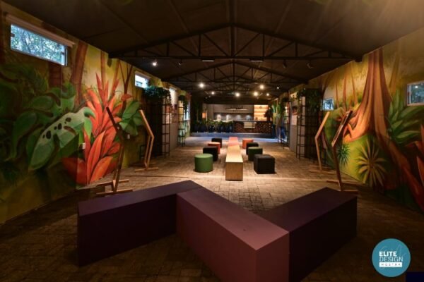 Projeto 'Lounge – Caminhos da Arquitetura' da ZA Arquitetos na Mostra Elite Design
