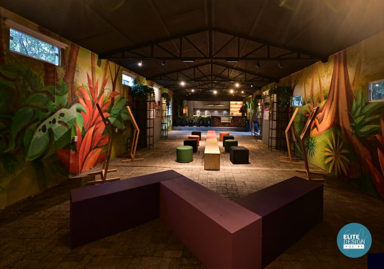Projeto 'Lounge – Caminhos da Arquitetura' da ZA Arquitetos na Mostra Elite Design