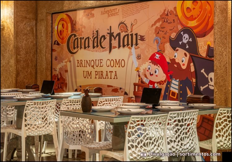 Pizzaria temática Cara de Mau Porto Alegre