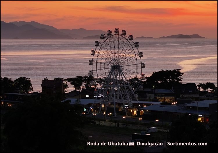Atrativo turístico : Roda Gigante de Ubatuba no litoral norte paulista