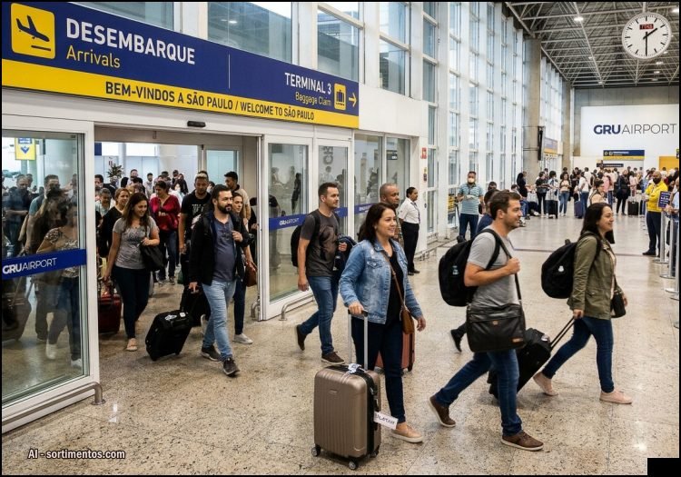 Gastos de turistas internacionais batem recorde histórico no Brasil em 2026